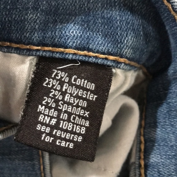 RSQ London skinny jeans 38 x 32 distress factory distressed - Picture 5 of 5